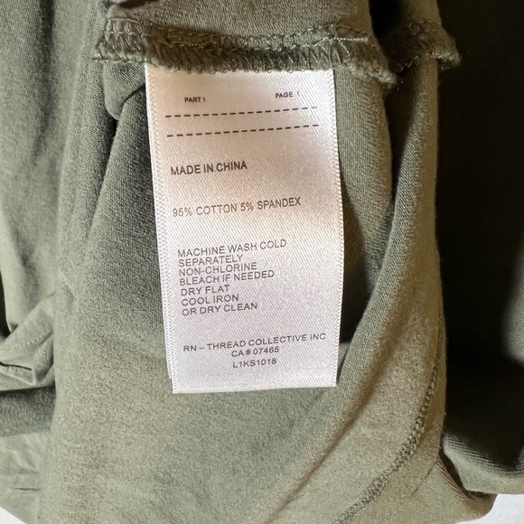 Laundry by Shelli Segal Womens Olive  Green Blouse Size M Tie Front Top - Picture 6 of 10